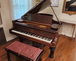Steinway & Sons Rosewood 1897 Model B Grand Piano
