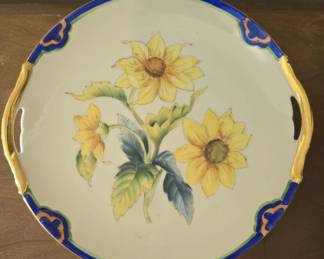 Vintage Hand painted Noritake floral plate
