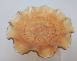 Beautiful Vintage carnival glass candy dish
