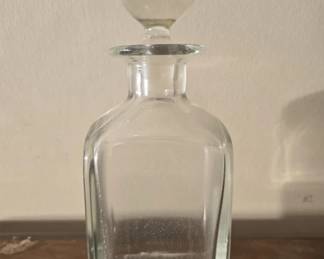 Vintage Clear Glass decanter
