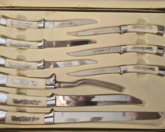 Set of 9 Masterpiece super stainless knife set
