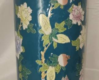 Large Vintage Asian hand painted vase
