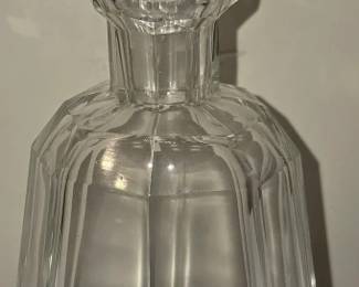 Heavy Glass Decanter with Lid
