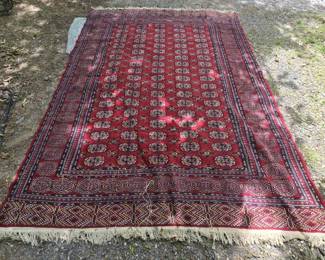 12' by 9' huge vintage area rug as is
