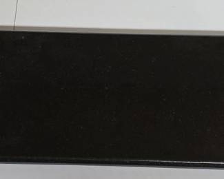 Heavy Narrow Marble Tray with Pewter Handled
