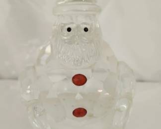 Crystal Glass Santa
