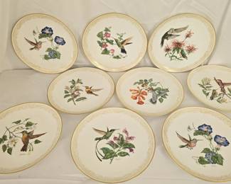 Edward Marshall Boehm Hummingbird Plate Collection
