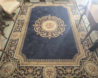 8ft by 11ft area rug AS IS see description
