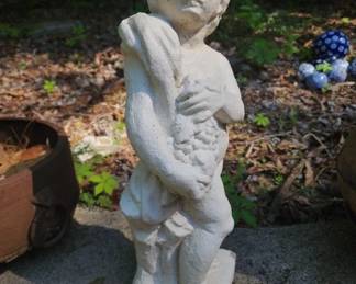 Concrete decorative garden statue
