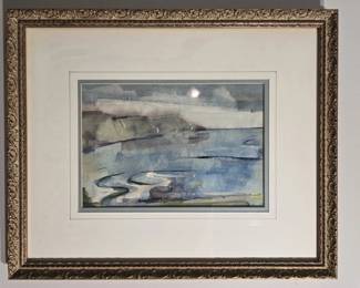 Framed water color painting
