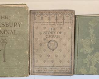 Set of 3 Antique Books
