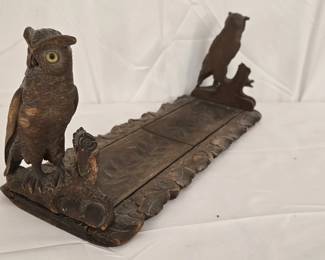 Antique Wooden Adjustable Owl Book holder

