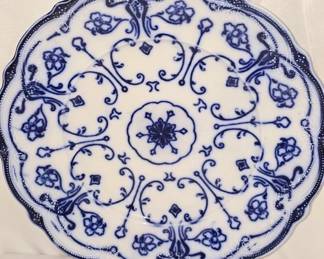 Conway New England Flow Blue & White Plate
