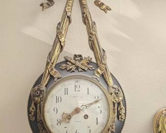 Antique Dihars Bordeaux Wall Clock
