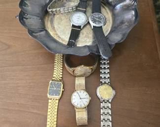 Estate lot of watches Bulova, helbros, ect
