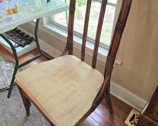 Vintage Bamboo Style Chair

