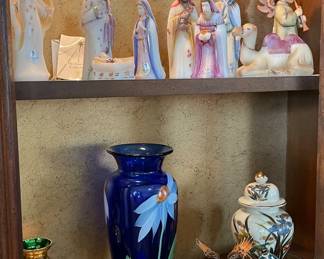 Fenton Nativity Set, Hummel Angels, Orient & Flume Signed & Numbered 