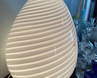 Murano Egg Lamp