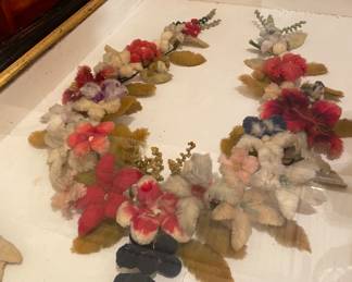 Victorian Mourning Sepia Hair Art 