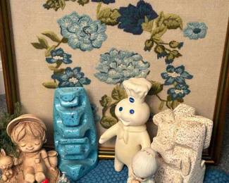 A Mix of Items in Blue Tones