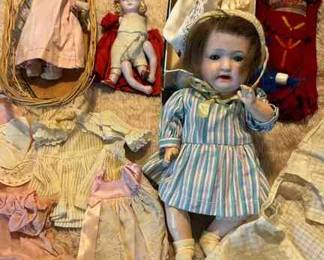 Vintage Dolls One To Enjoy  Two To Repair