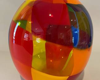 Art Glass Vase, Murano, Italy
