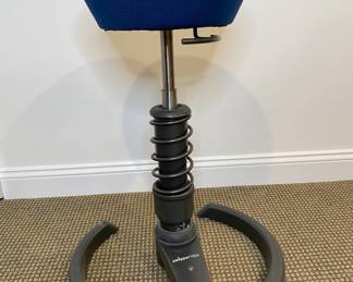 Aeris Swopper HIGH Office Stool With Wool Seat (Adjustable, Swivel And Bounce)
