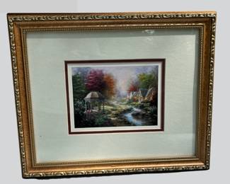 Nicky Boehme, Gazebo On A River, Print
