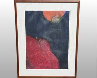 Bernard Mindich, Distant Relatives, Mixed Media On Paper, 1985
