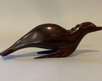 Hand Carved Wood Seal
