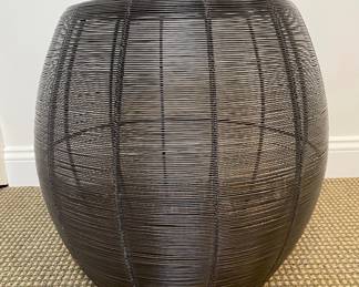 Crate And Barrel Mesh Round Side Table
