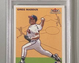 2002 Fleer Tradition Greg Maddux Baseball Card
