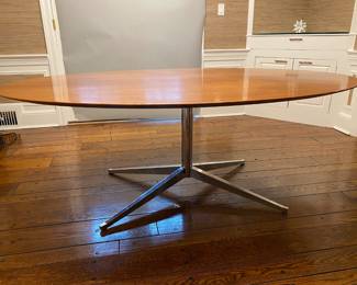 Florence Knoll Oval Dining Table, Circa 1960 -1970
