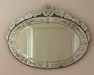 Oval Venetian Mirror
