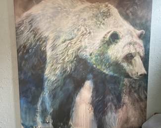 Bear wall art