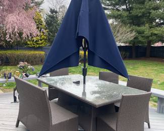 Jordans Furniture outdoor dining set 