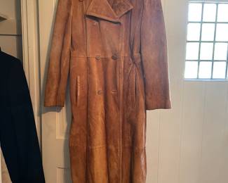 Suede coat 