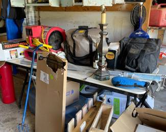 Outdoor portable shower, sewing machine 