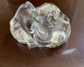 Steuben ‘puppy love’ glass 