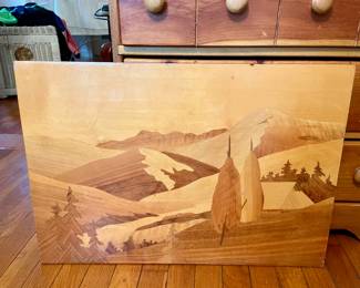 Russian cut wood art 