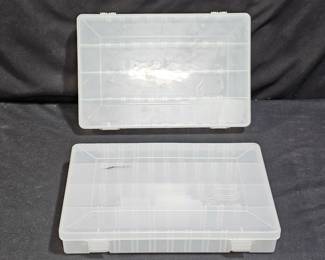 2 Plano Custom Divided Storage Boxes