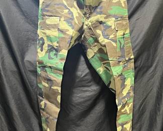 Military Issue Camo Cargo Pants