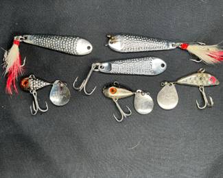 3 Hammered Minnow & 3 Little George Fishing Lures