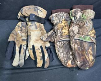 Real Tree Mitten Gloves & NEW Redhead Gloves
