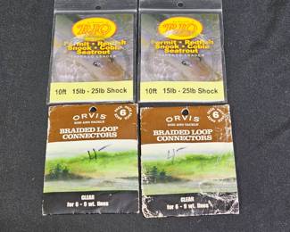 2 Rio Redfish Leaders & 2 Orvis Loop Connectors