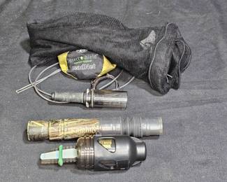2 Carlton's & Knight&Hale Hunting Calls + Headnet