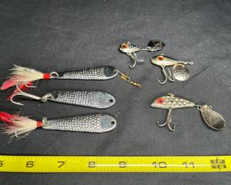 3 Hammered Minnow & 3 Little George Fishing Lures