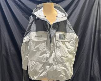 Simms Waterproof Rain Jacket with Hood