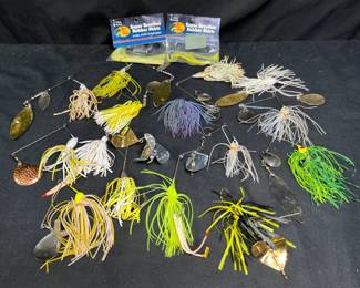 15 Pro-Assassin Spinnerbait Lures & Rubber skins