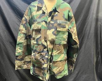 USMC Camo Button Down Shirt